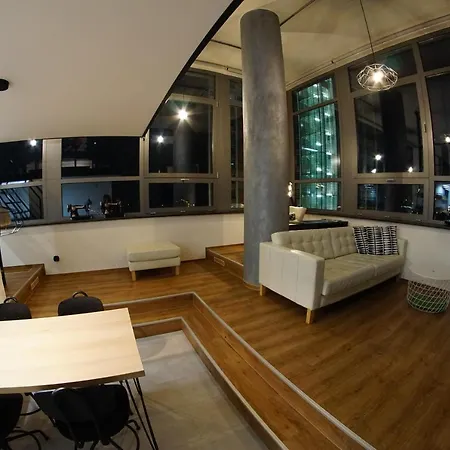 View Skyscraper Bata - Loft Xl Apartmán Zlín
