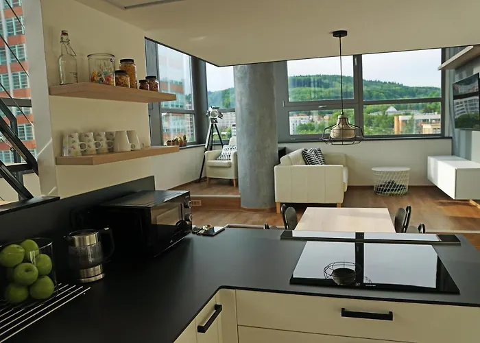View Skyscraper Bata - Loft Xl Appartamento Zlín