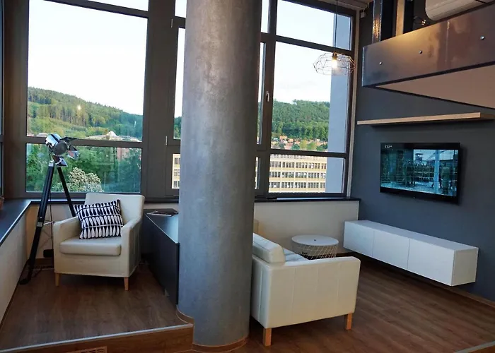 View Skyscraper Bata - Loft Xl Appartamento Zlín